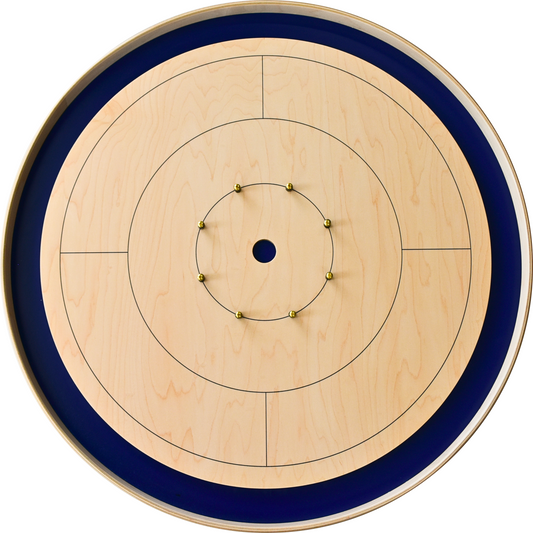 Das königsblaue Crokinole-Set