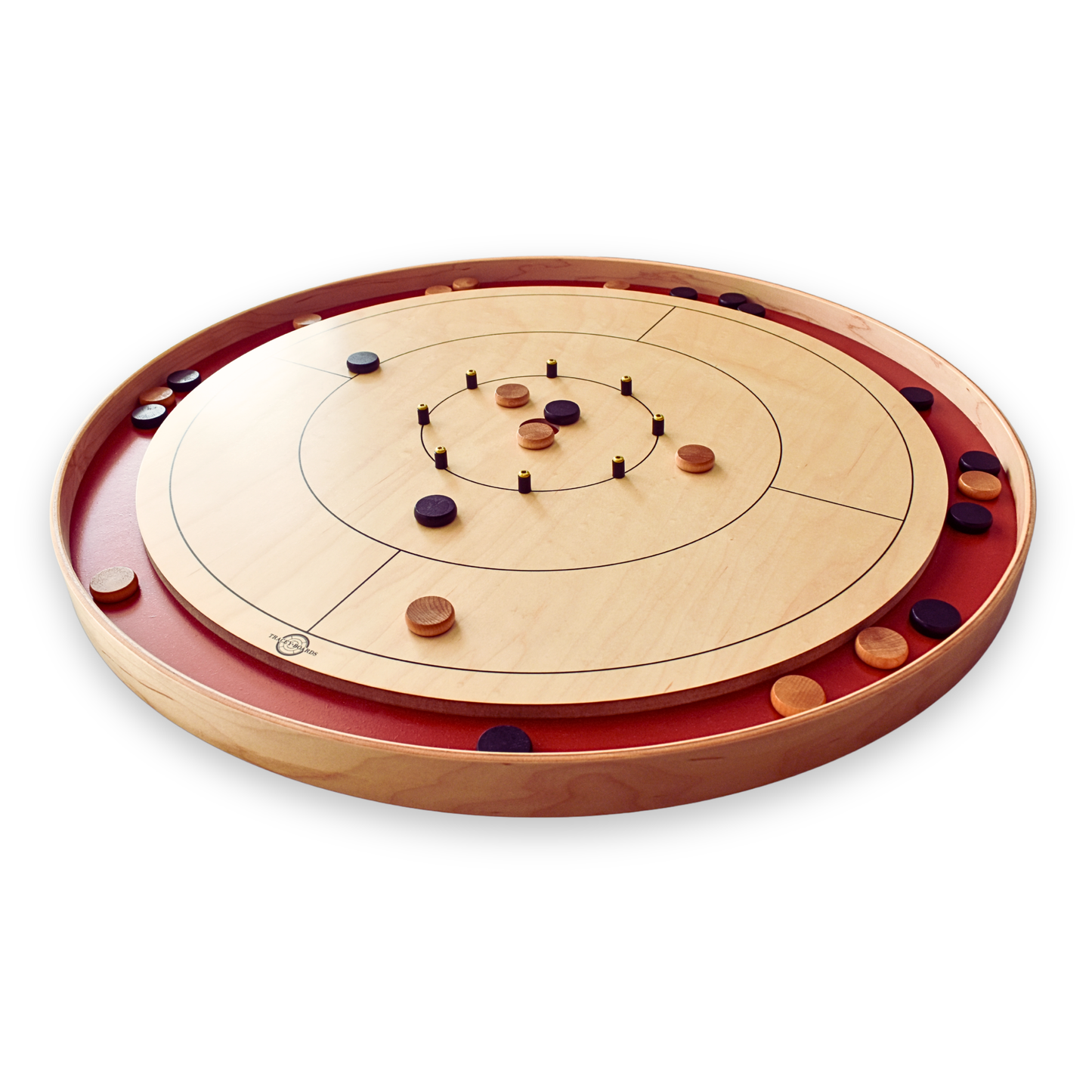 Das Tracey Red Crokinole Set