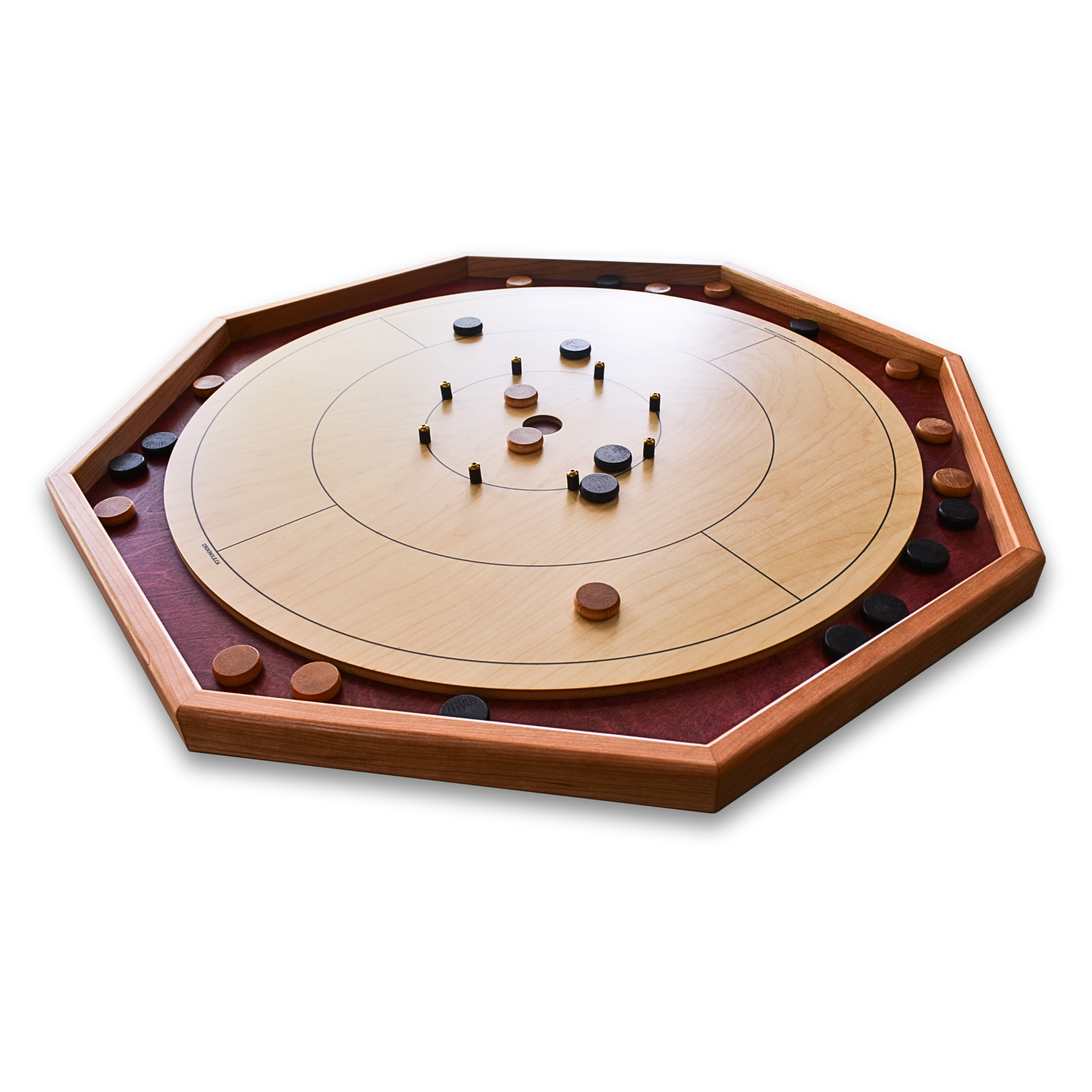 Das Baltic Bircher Crokinole Set