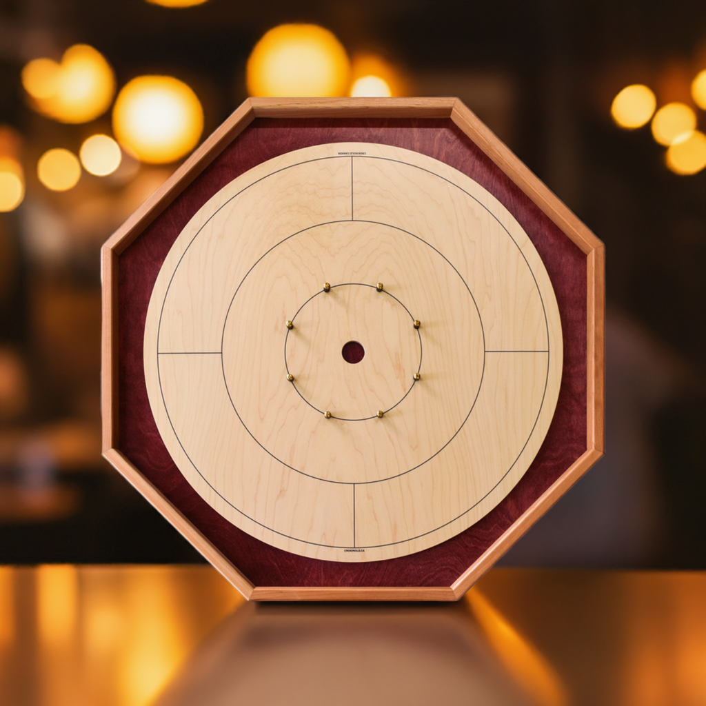 Das Baltic Bircher Crokinole Set